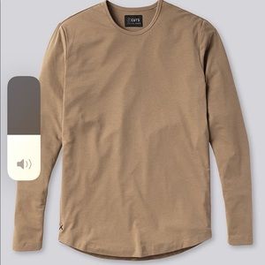 (NWOT) Men’s CUTS L/S crew elongated in color Coast